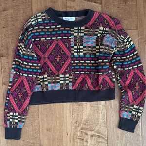 Treasure & Bond Multicolor Patterned Sweater